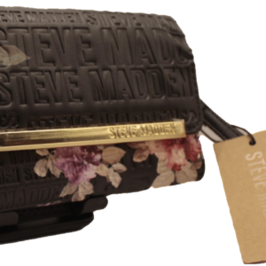 Cartera Steve Madden Negra/Flores (ladies’ wallet)